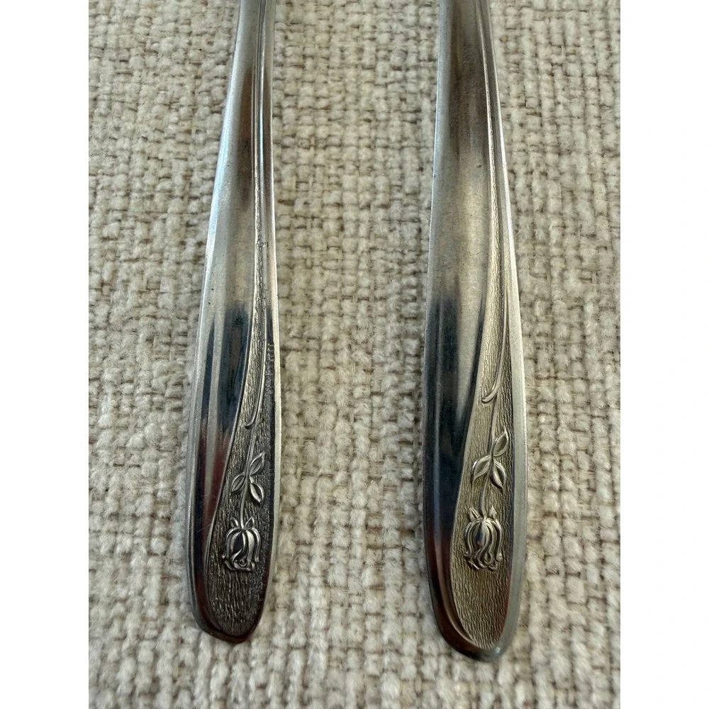 Imperial Stainless USA BREWSTER ROSE Flatware Replacement 1 Dinner 1 Salad Fork